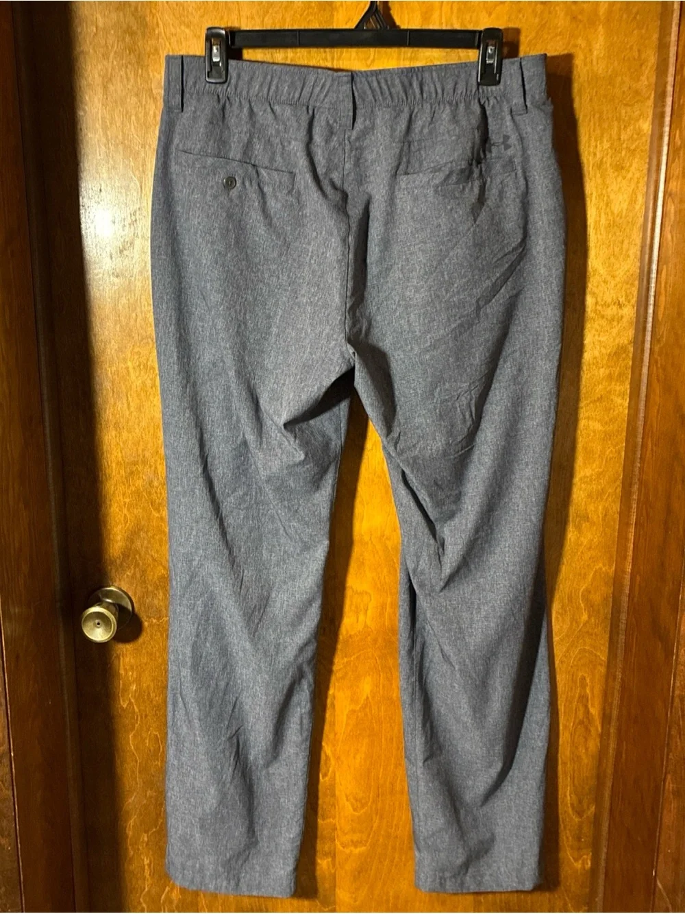 Under Armour Performance Golf Pant Men’s 38/34 Loose Gray Flat Front Stretch